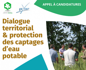 APPEL A CANDIDATURES : Dialogue territorial & protection des captages d’eau potable