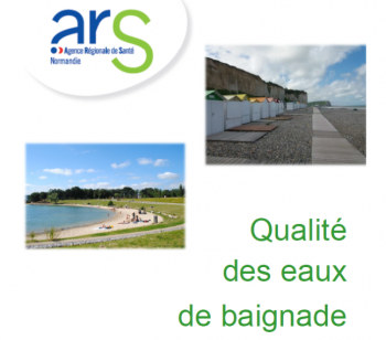 Qualité des eaux de baignade des départements de la Seine-Maritime & de l'Eure - Bilan  de l'ARS (saison 2019)