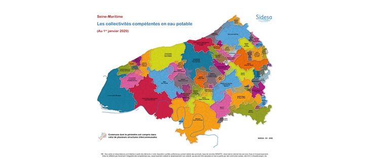 Les collectivités compétentes en Eau Potable - Seine-Maritime